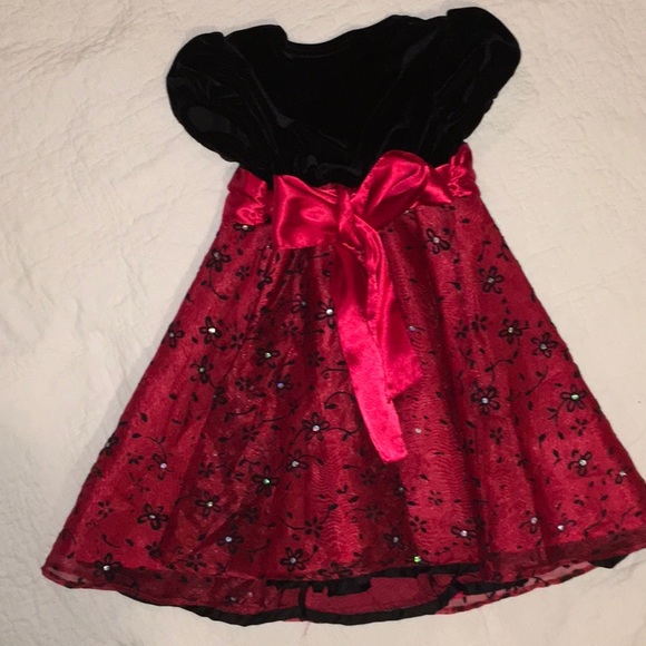 Little girls sz 4t formal dress like new - Picture 3 of 3